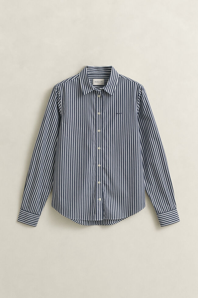 Regular Fit Classic Striped Poplin Shirt