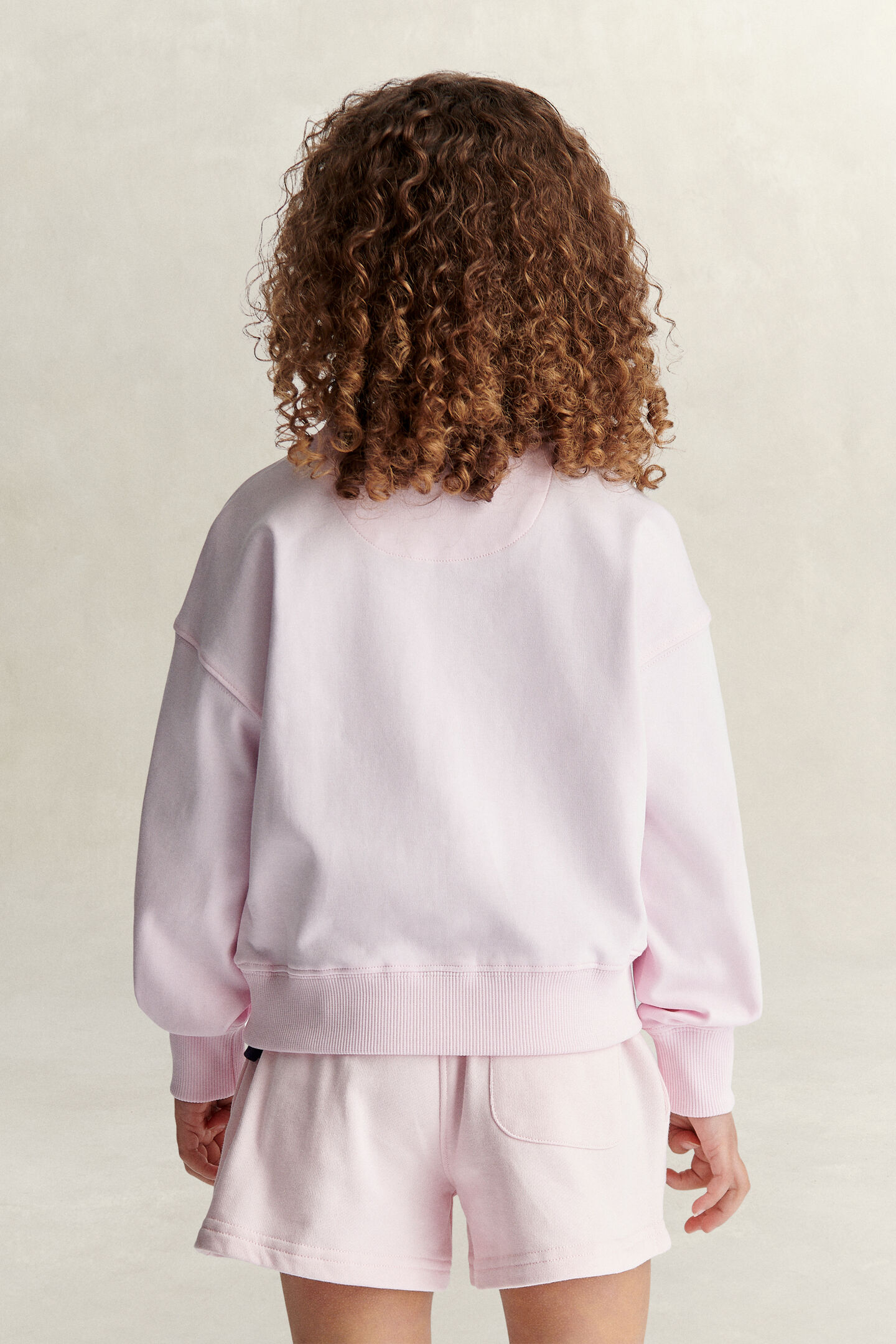 Girls Oversized Shield Sweatshirt