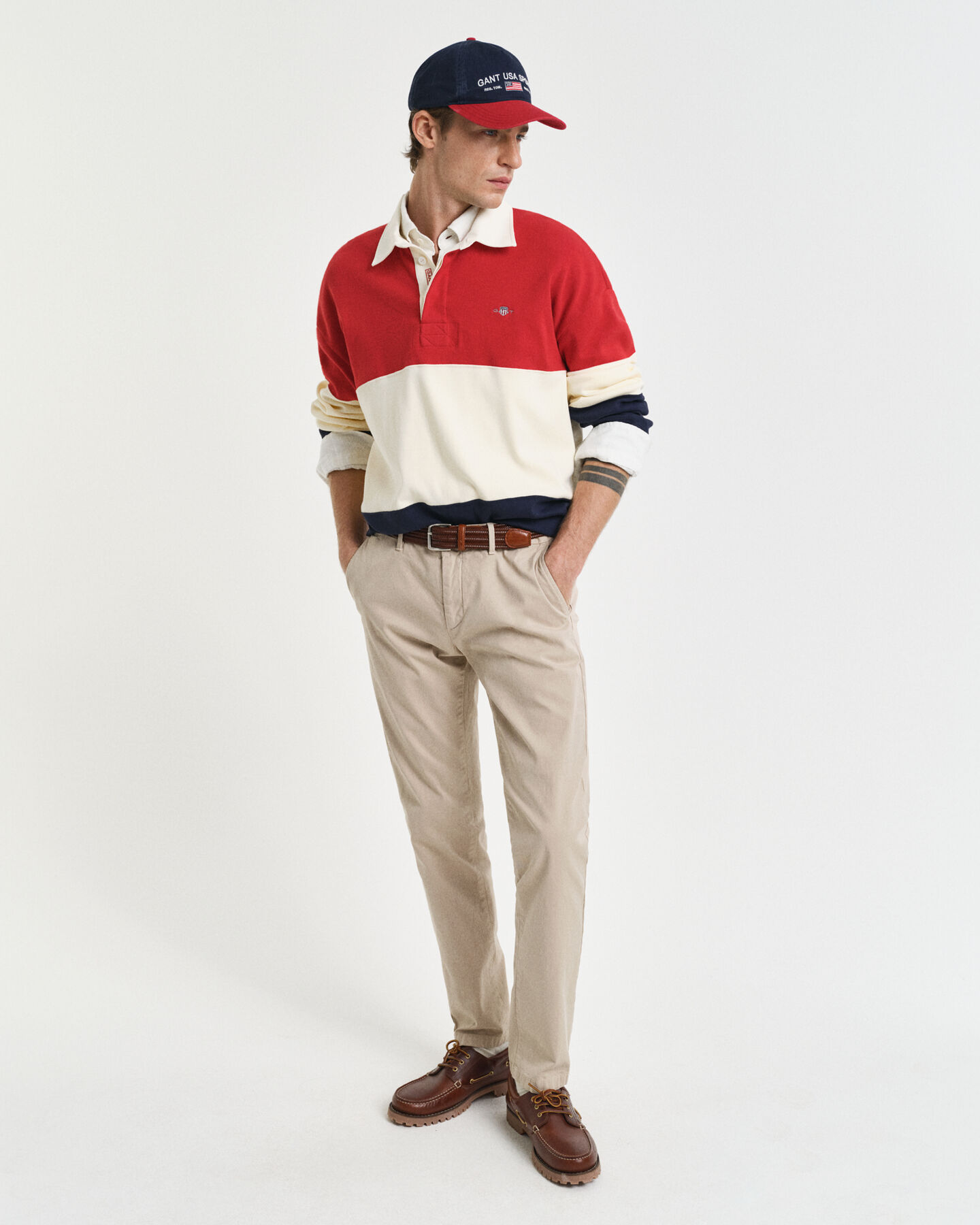 Slim Fit Sunfaded Chinos