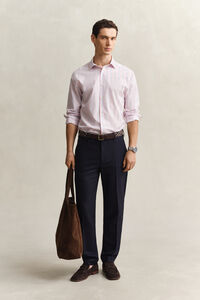 Regular Fit Dobby Striped Shirt