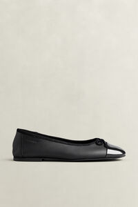 Chadii Leather Ballet Flats