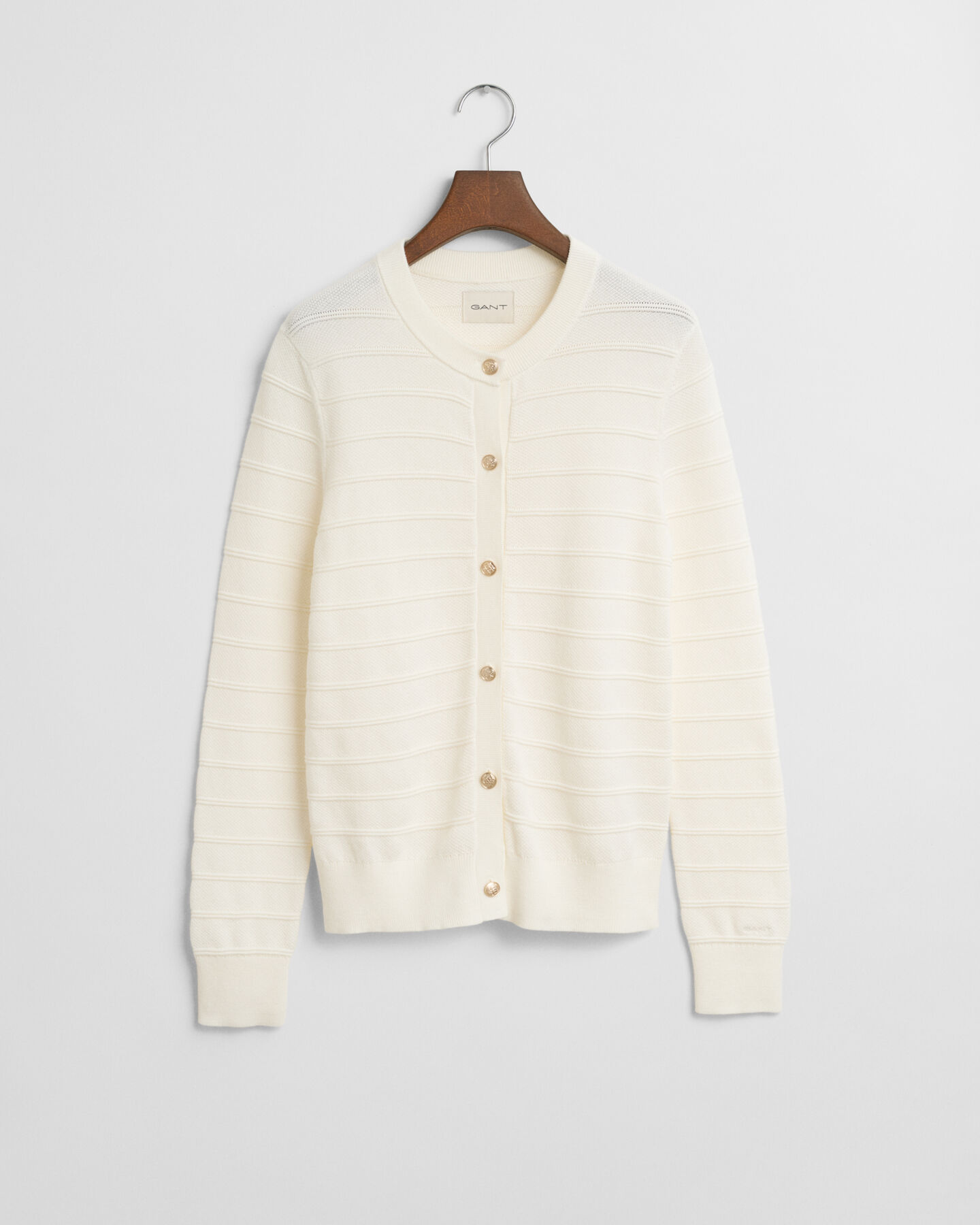 Textured Cotton Cardigan