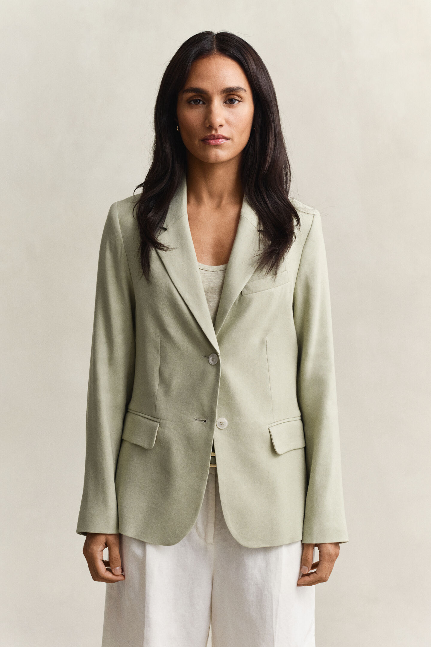 Linen Stretch Blazer