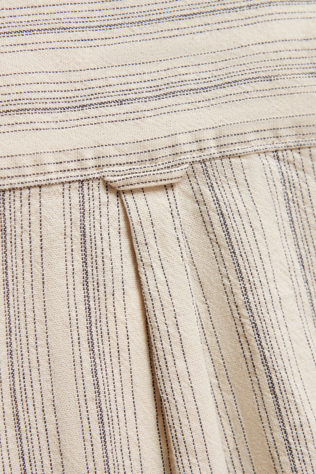 Teen Boys Striped Linen Blend Shirt