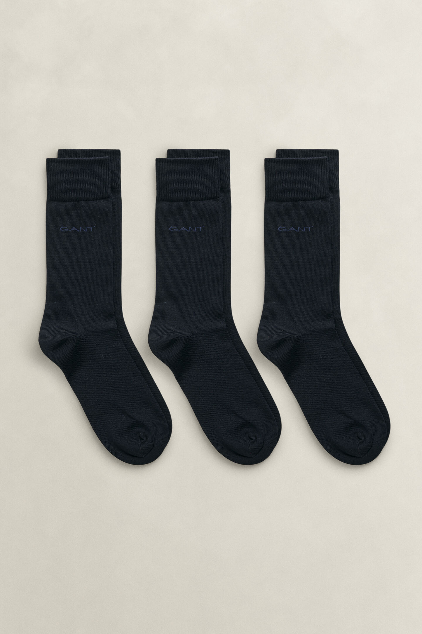 3-Pack Mercerized Cotton Socks