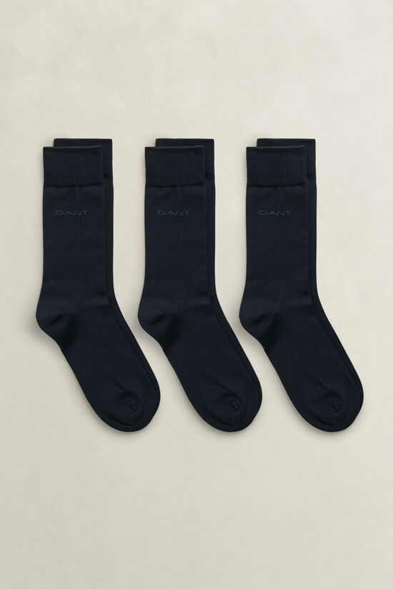 3-Pack Mercerized Cotton Socks