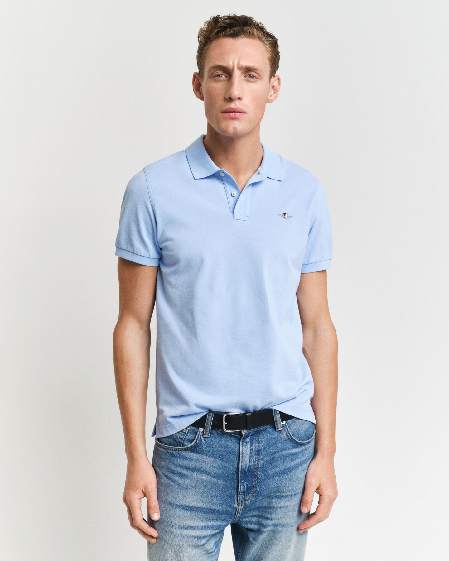 Regular Fit Shield Piqué Polo Shirt