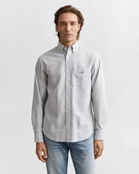 Regular Fit Banker Stripe Classic Oxford Shirt