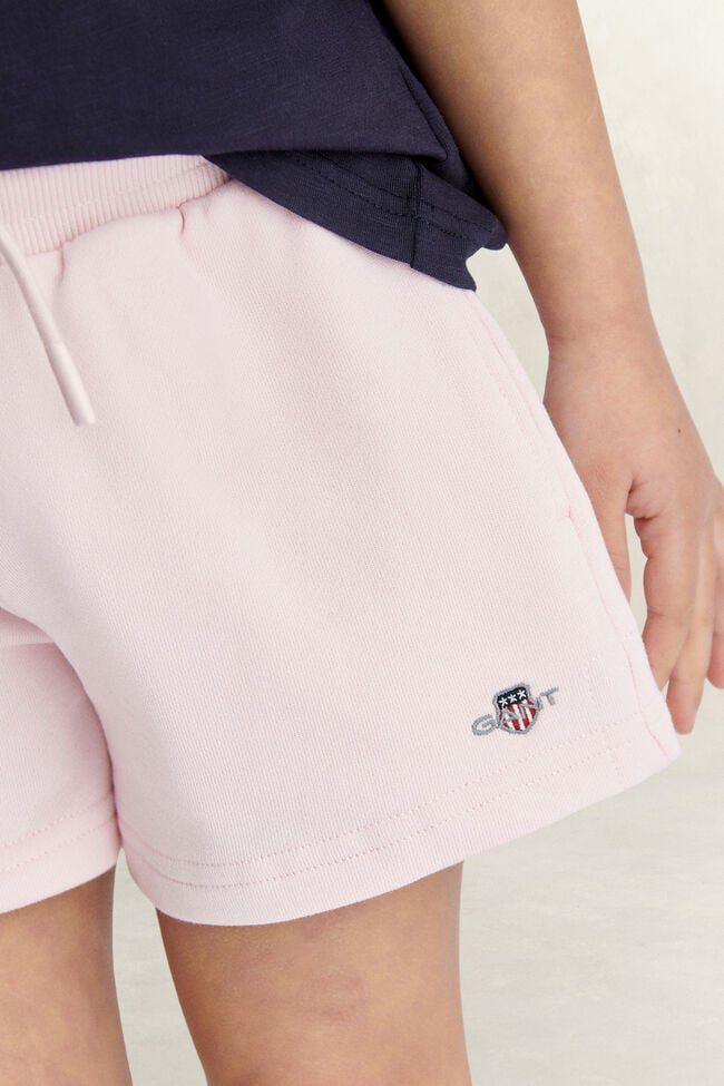 Girls Shield Sweat Shorts