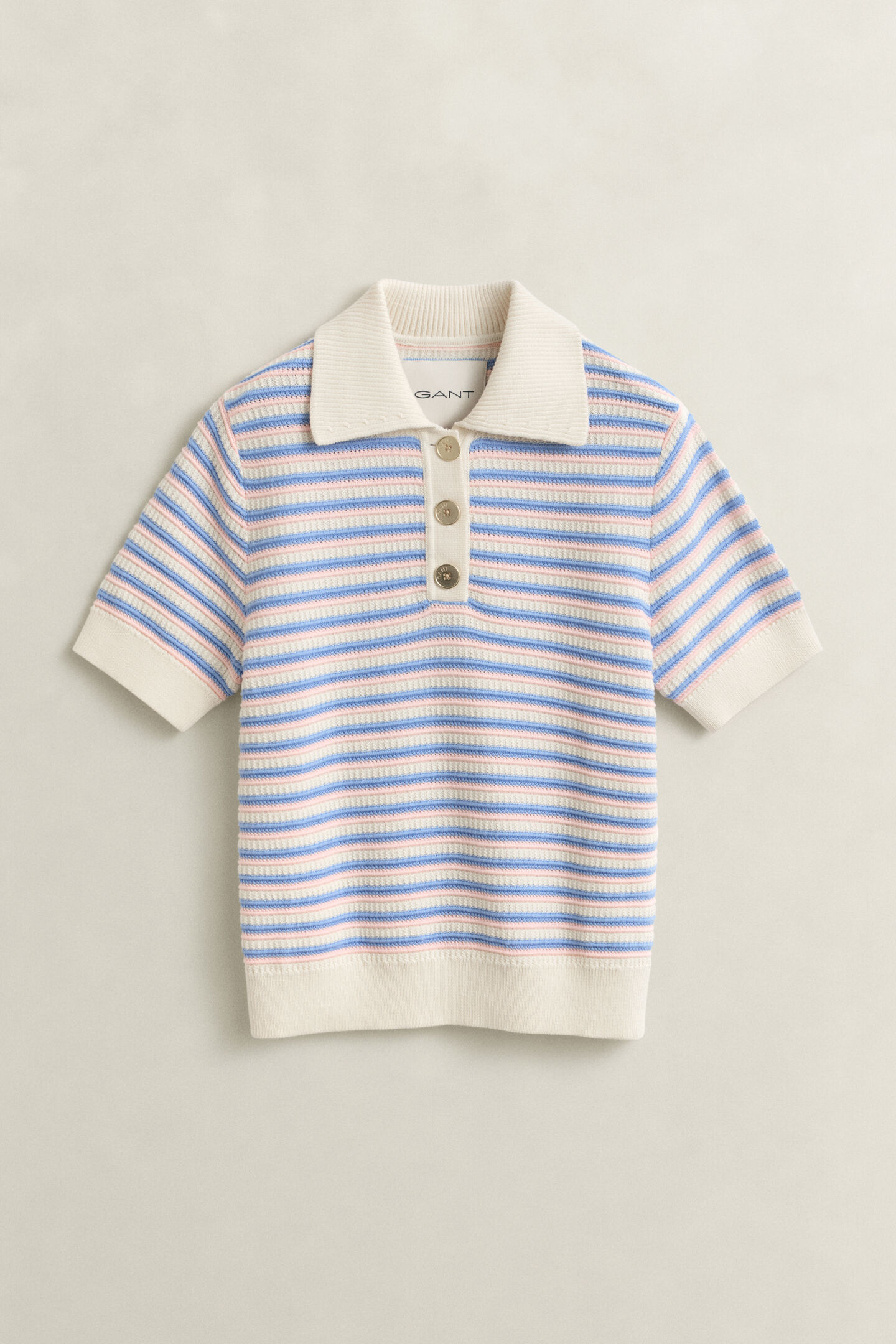 Multistriped Textured Top