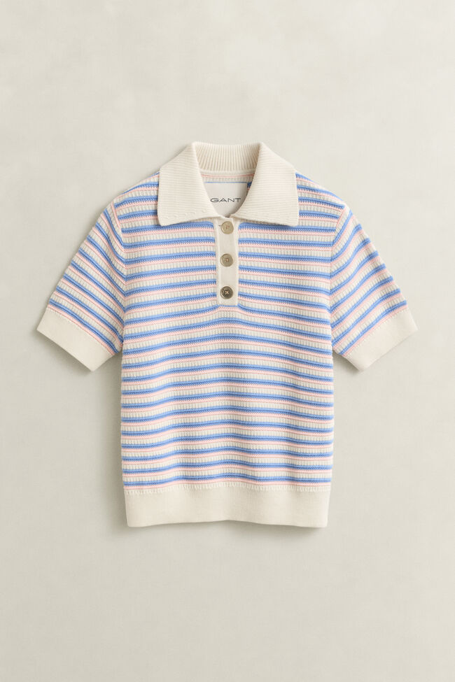 Multistriped Textured Top