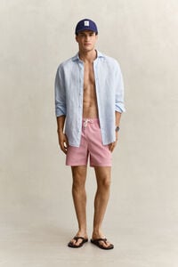 Striped Seersucker Swim Shorts