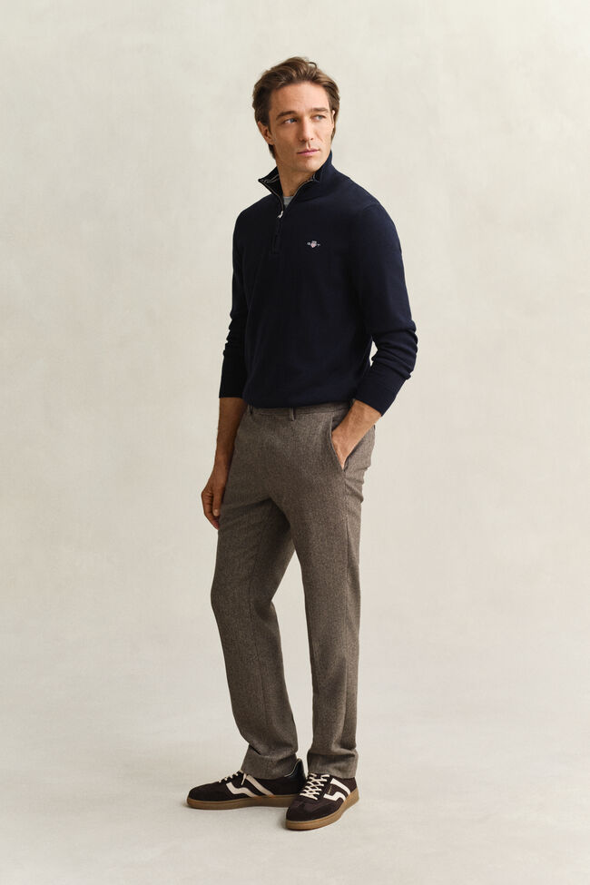 Classic Cotton Half-Zip Sweater