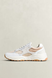 Newile Leather Nylon Sneakers