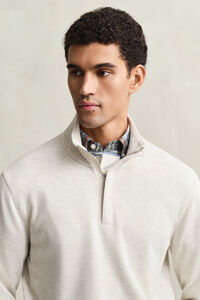 Sacker Rib Half-Zip Sweatshirt