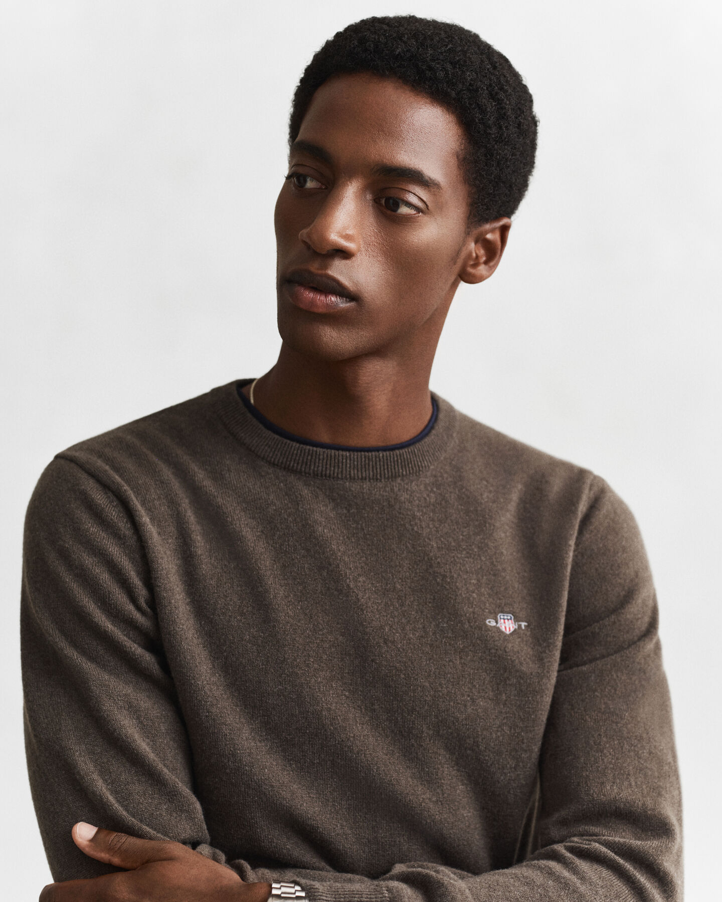 Superfine Lambswool Crew Neck Sweater