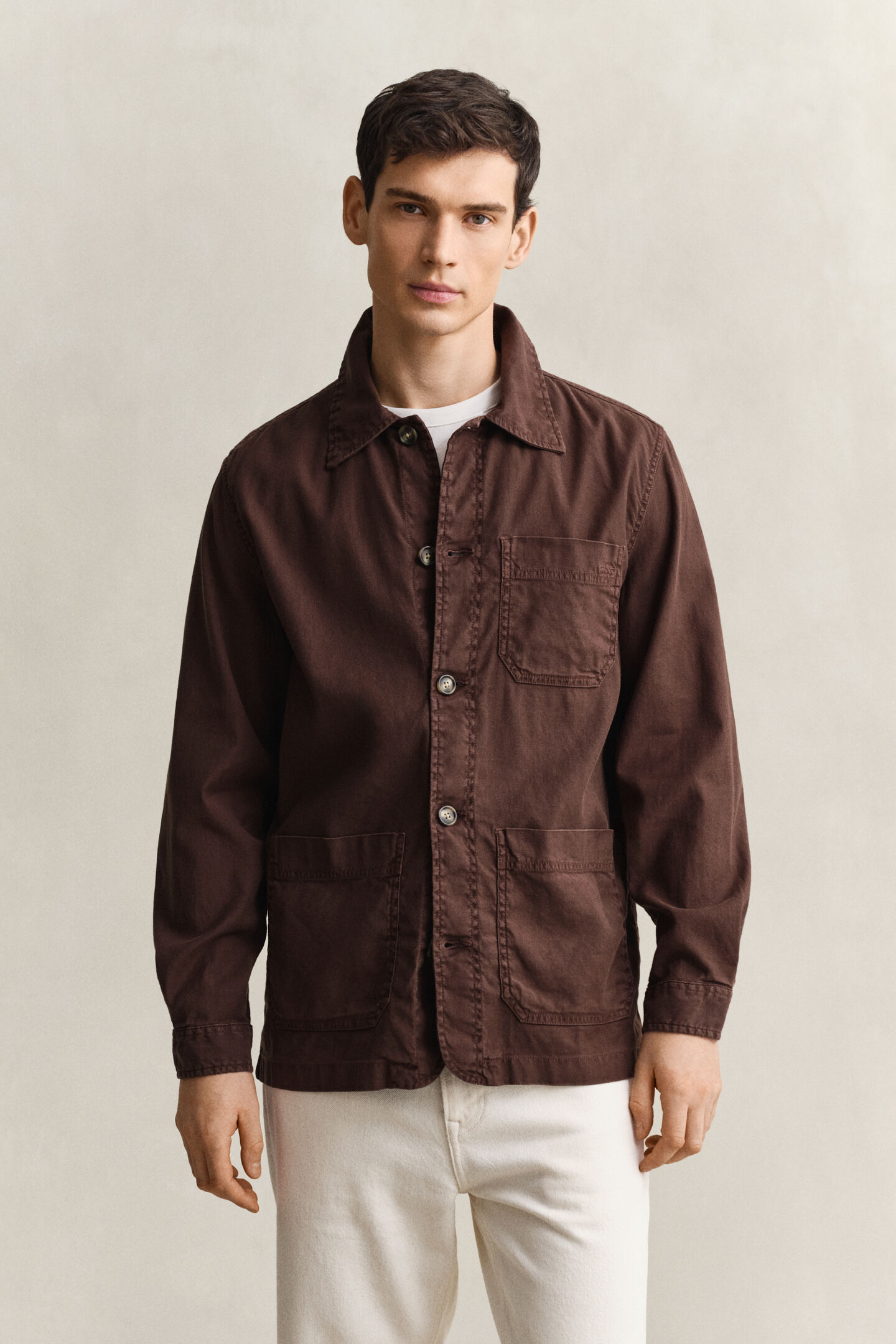 Linen Blend Overshirt