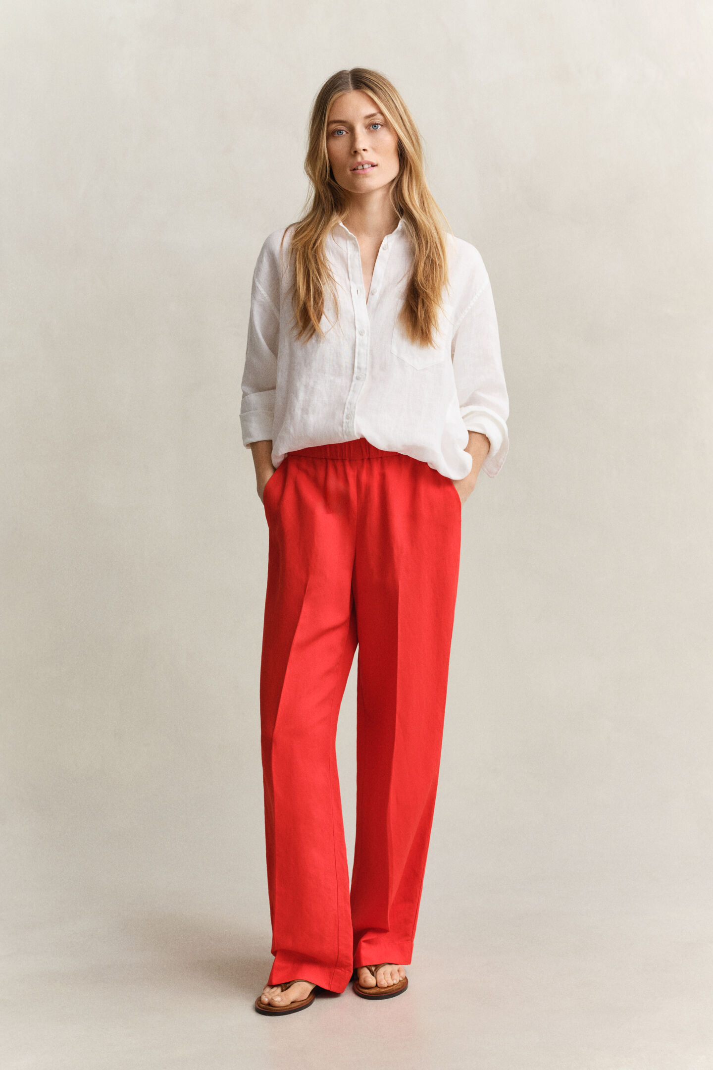 Linen Blend Pants
