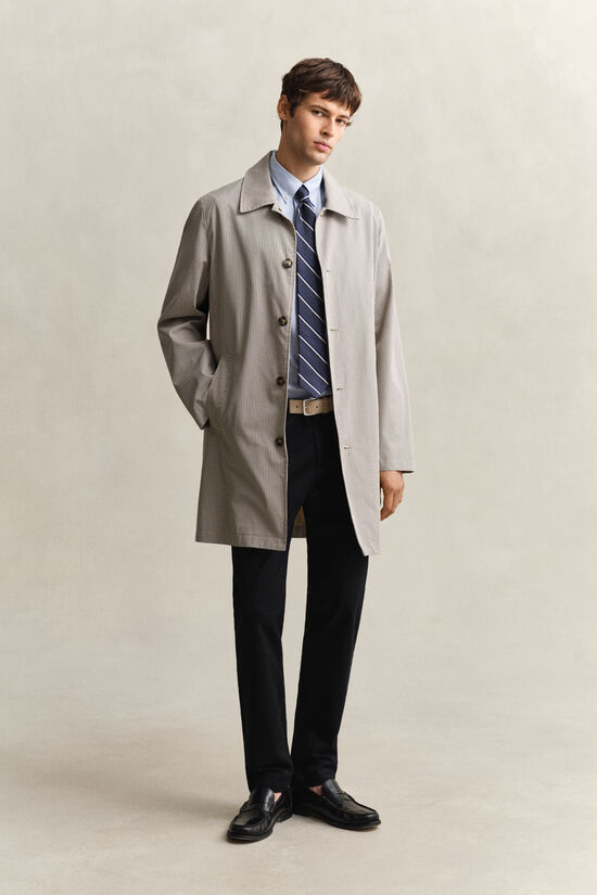 Cotton Blend Car Coat