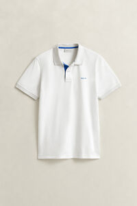 Contrast Piqu&eacute; Polo Shirt