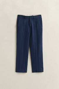 Indigo Seersucker Suit Pants