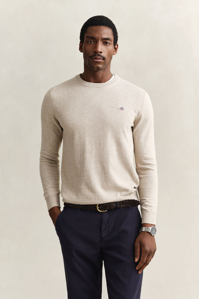 Cotton Crew Neck Sweater