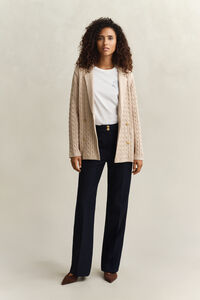 Cable Knit Club Blazer