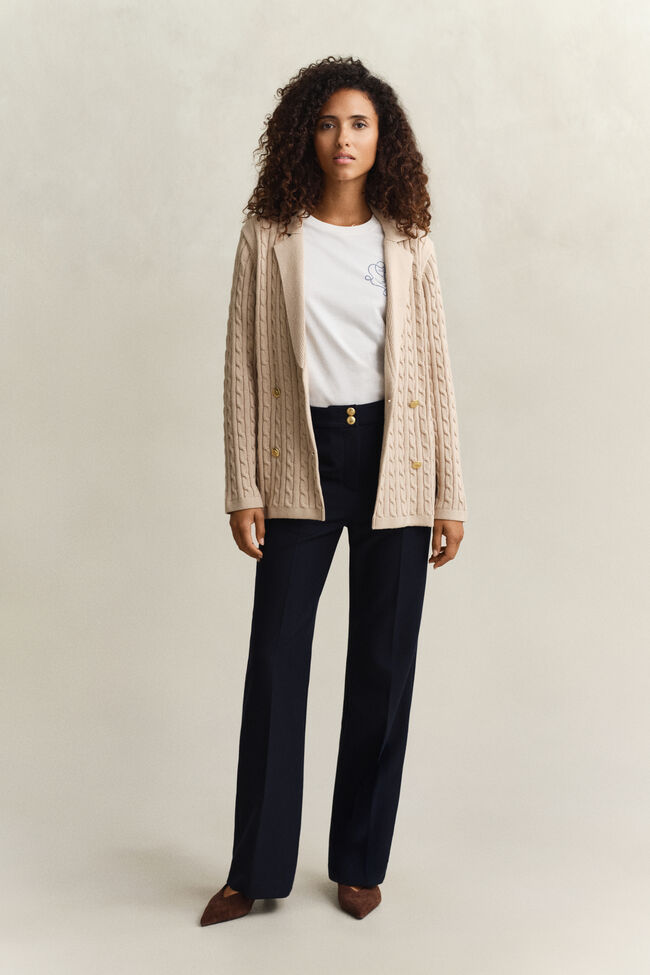 Cable Knit Club Blazer