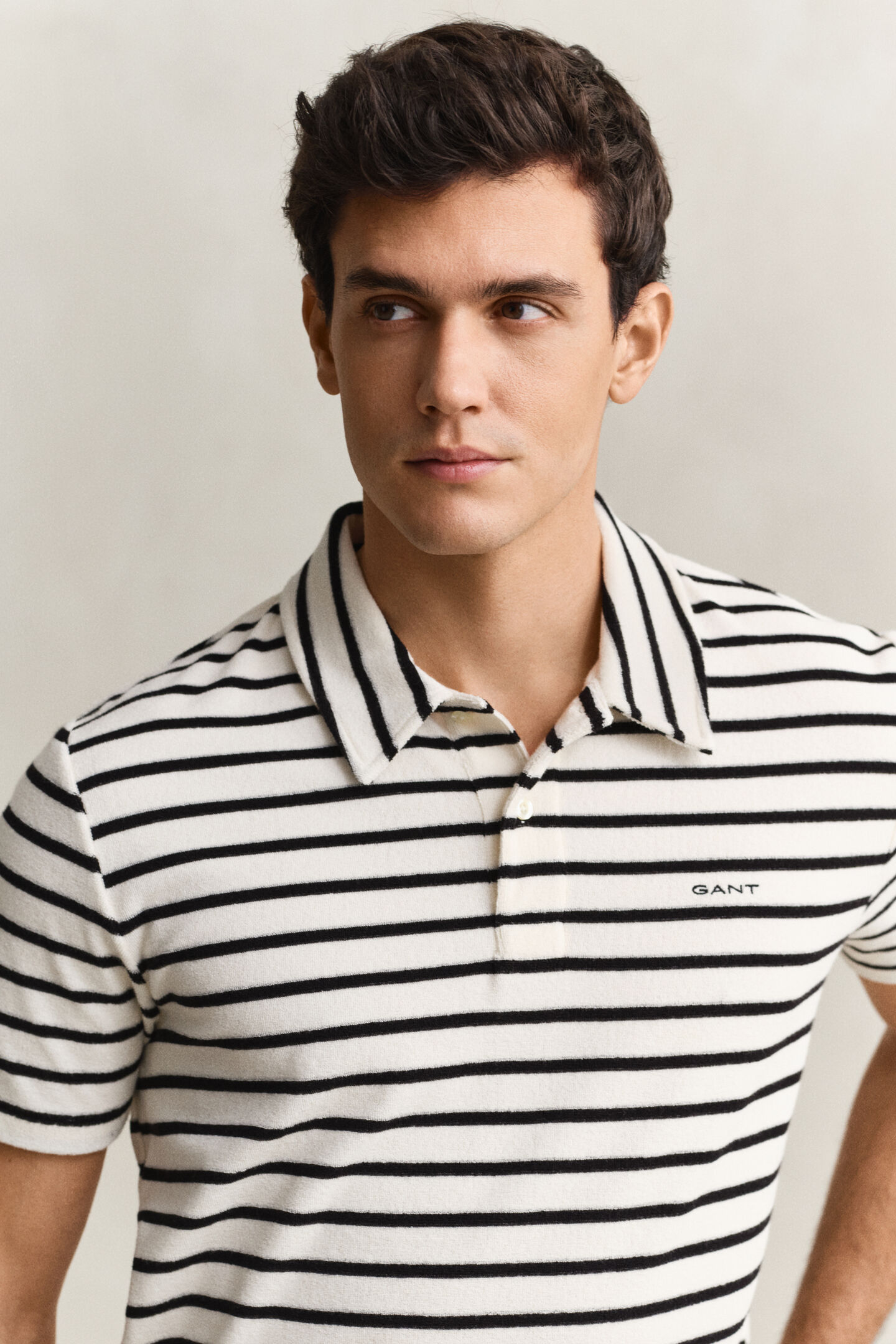 Terry Cloth Polo Shirt
