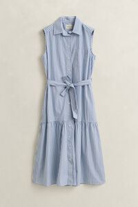 Sleeveless Striped Cotton Dress