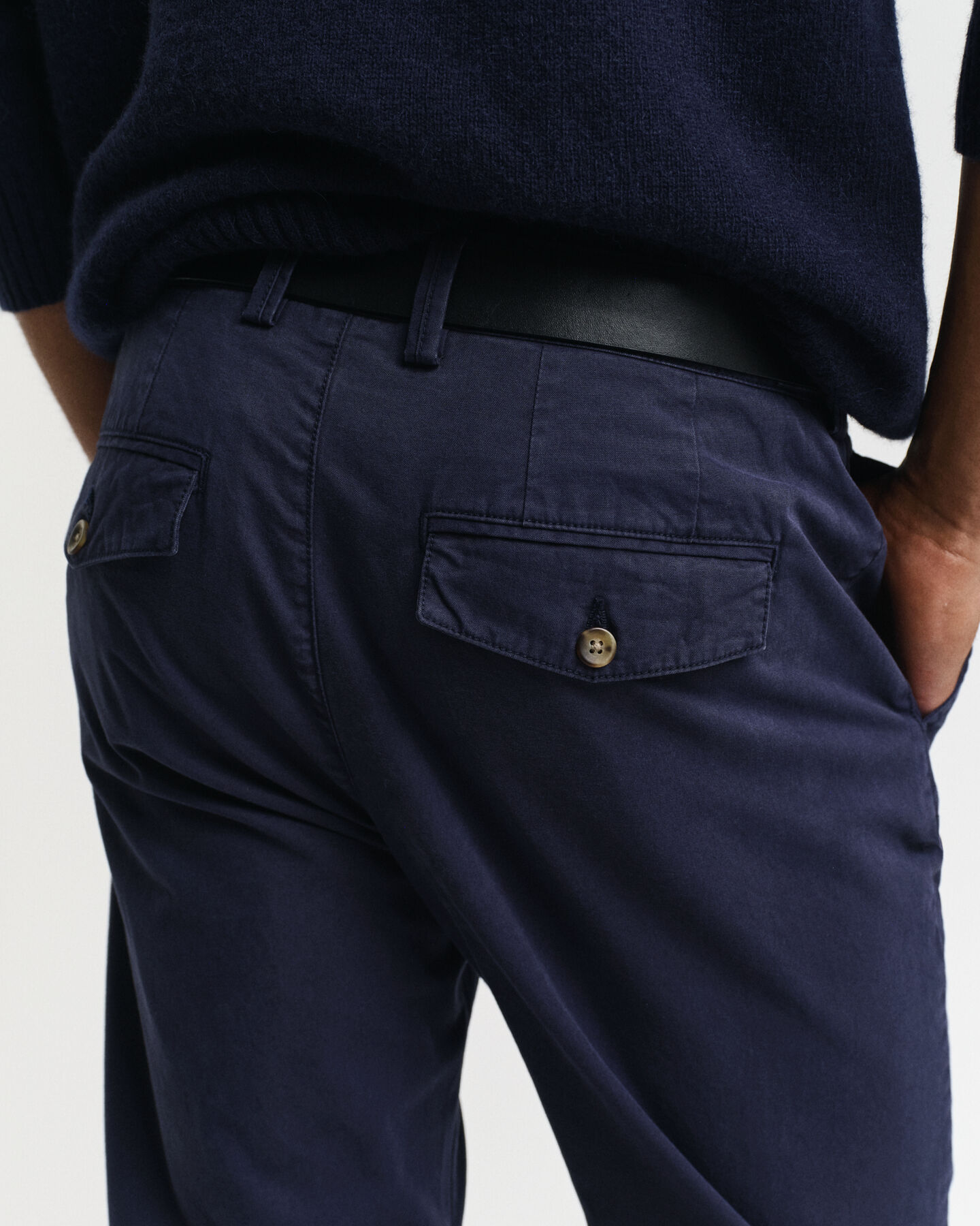 Regular Fit Tapered Canvas Chinos