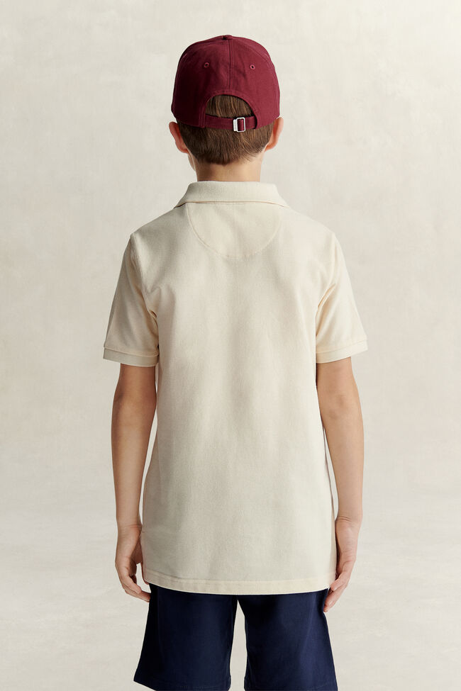 Teens Shield Piqu&eacute; Polo Shirt