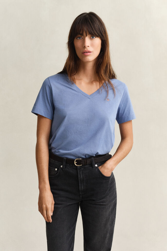 Shield V-Neck T-Shirt