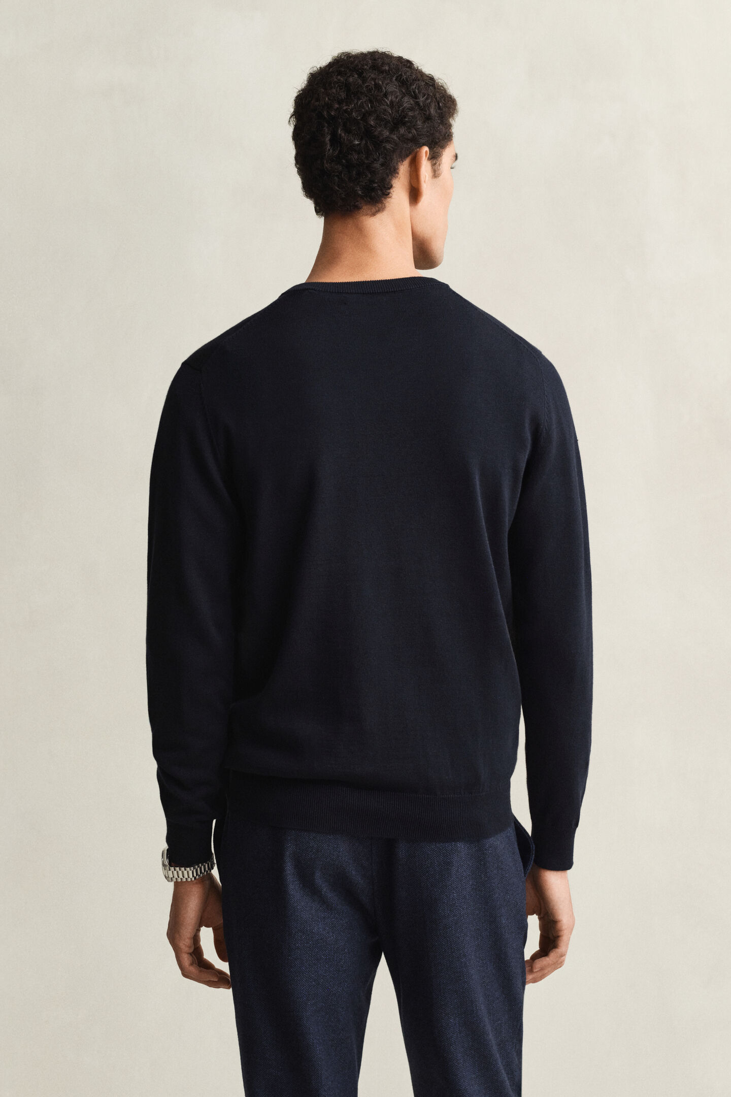 Classic Cotton V-Neck Sweater