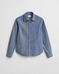 Regular Fit Striped Poplin Shirt