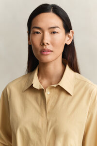 Belted Poplin Shirt Dress