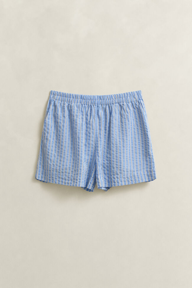 Striped Seersucker Shorts
