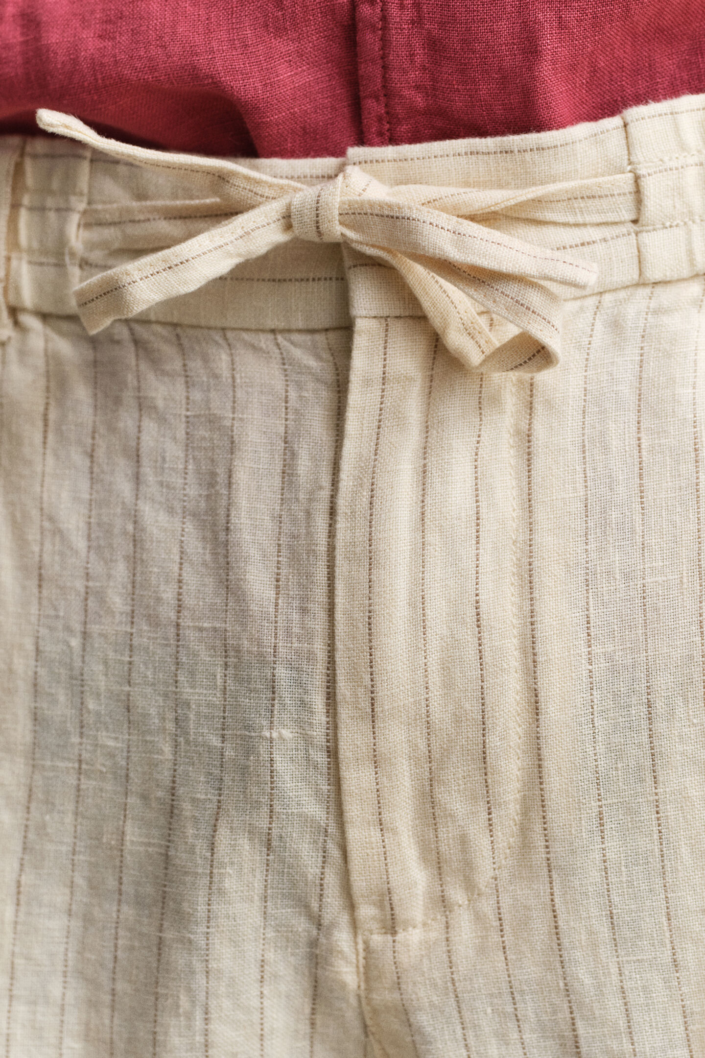 Striped Linen Pants