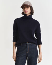 Soft Wool Cashmere Blend Turtleneck Sweater