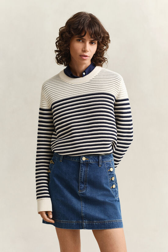 Striped Crew Neck Sweater