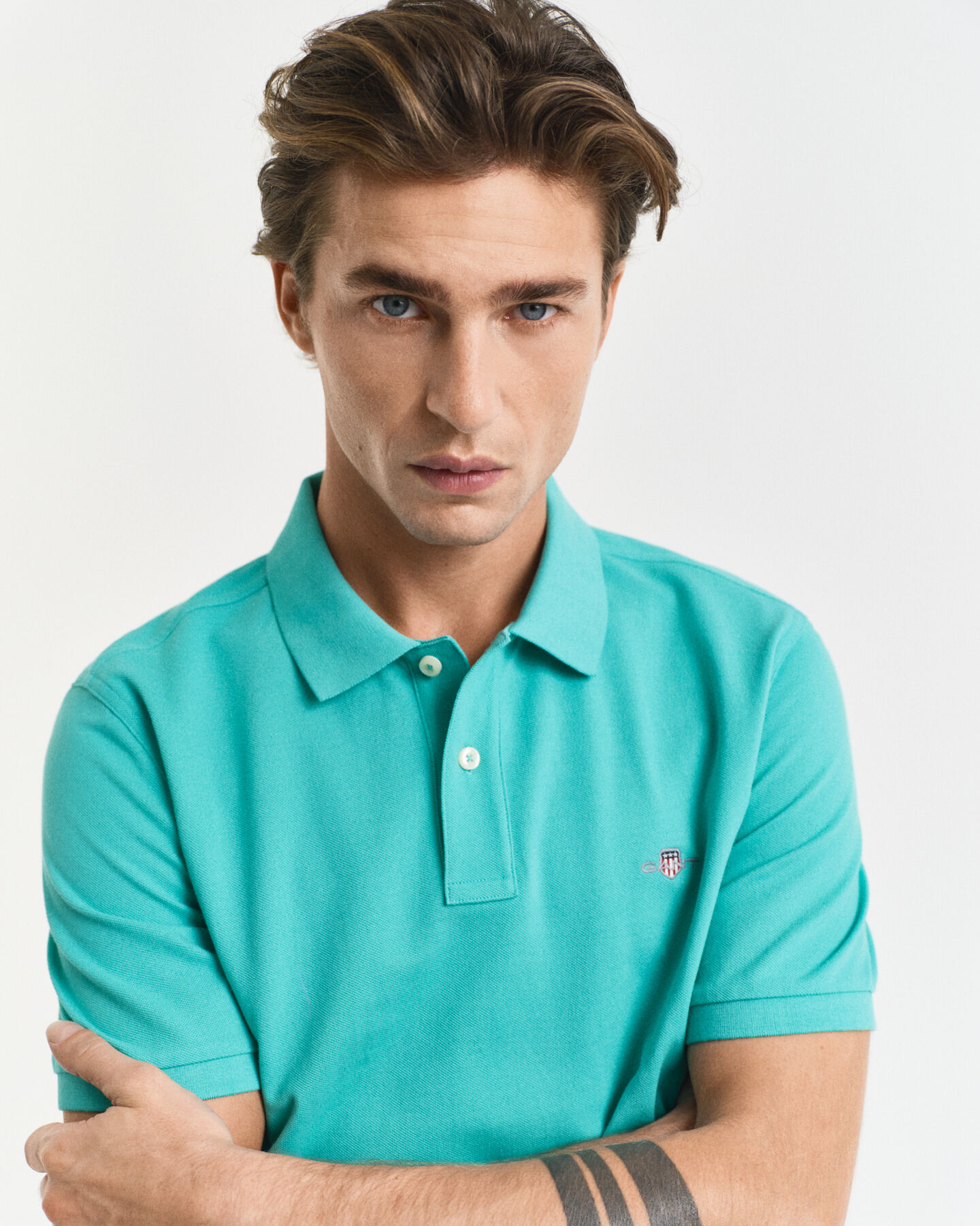 Regular Fit Shield Piqué Polo Shirt