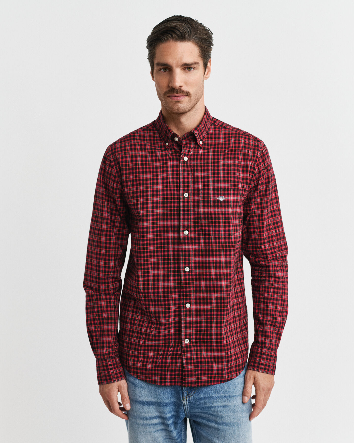 Regular Fit Classic Checked Poplin Shirt