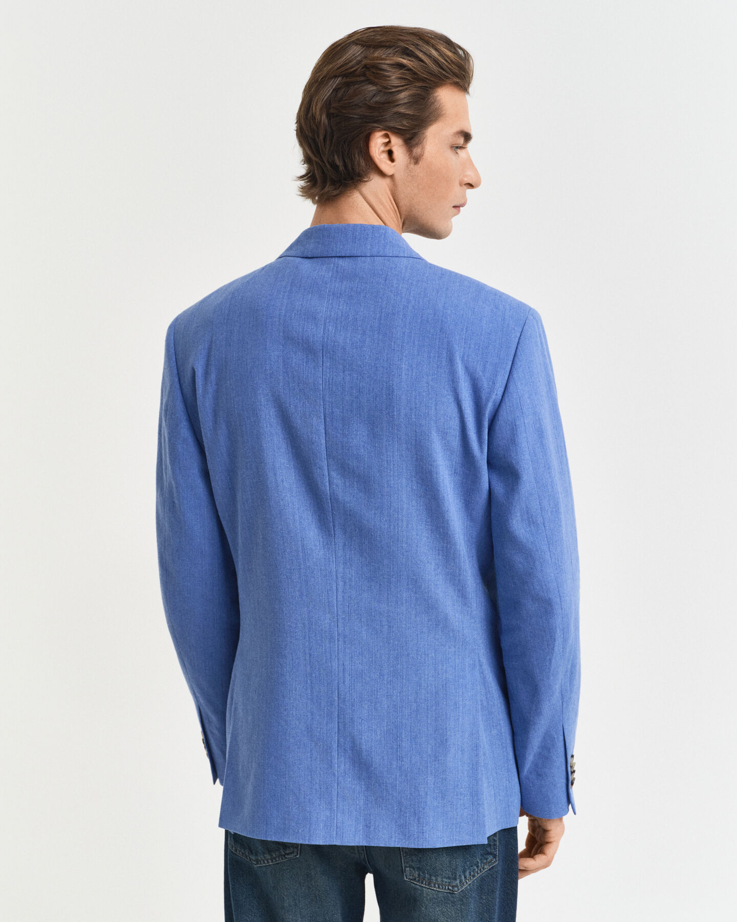 Slim Fit Cotton Linen Suit Jacket