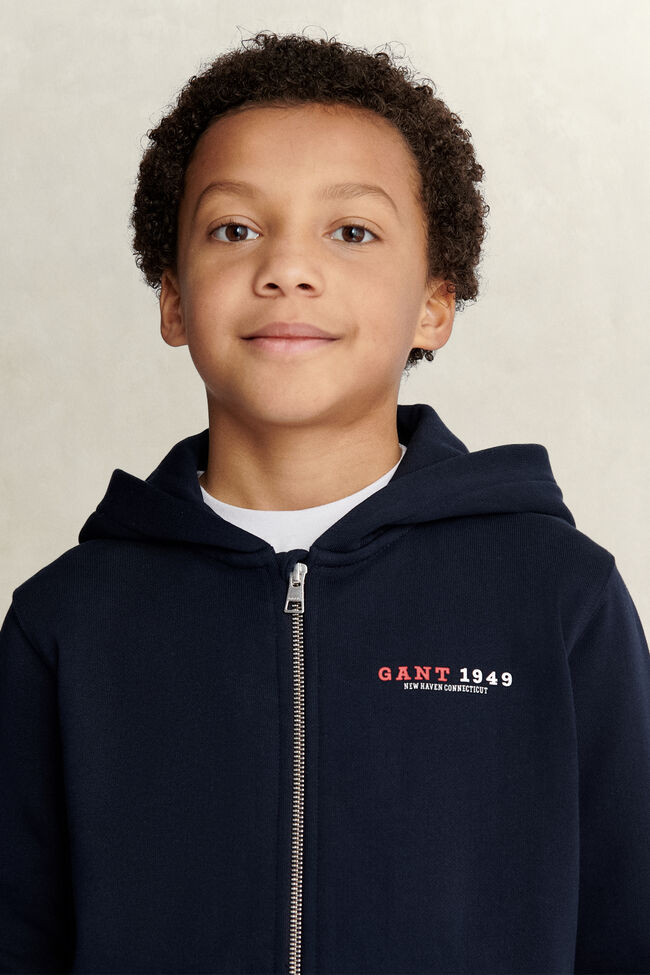 Teen Boys Graphic Zip Hoodie