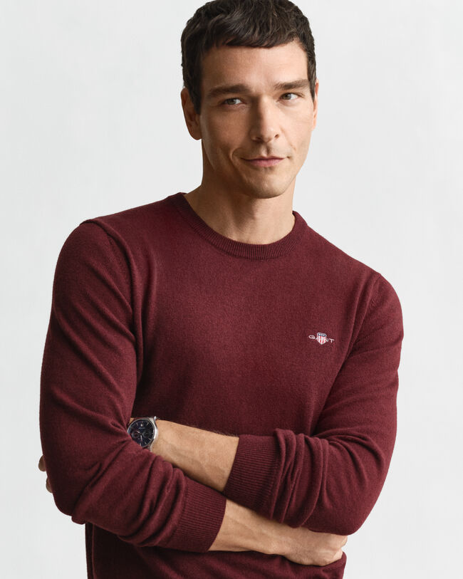 Superfine Lambswool Crew Neck Sweater