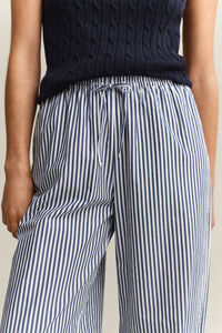 Striped Poplin Pants