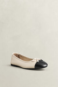 Chadii Leather Ballet Flats