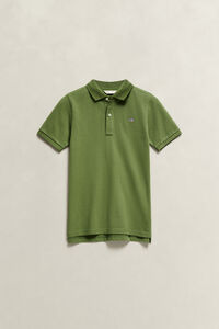 Teens Shield Piqu&eacute; Polo Shirt