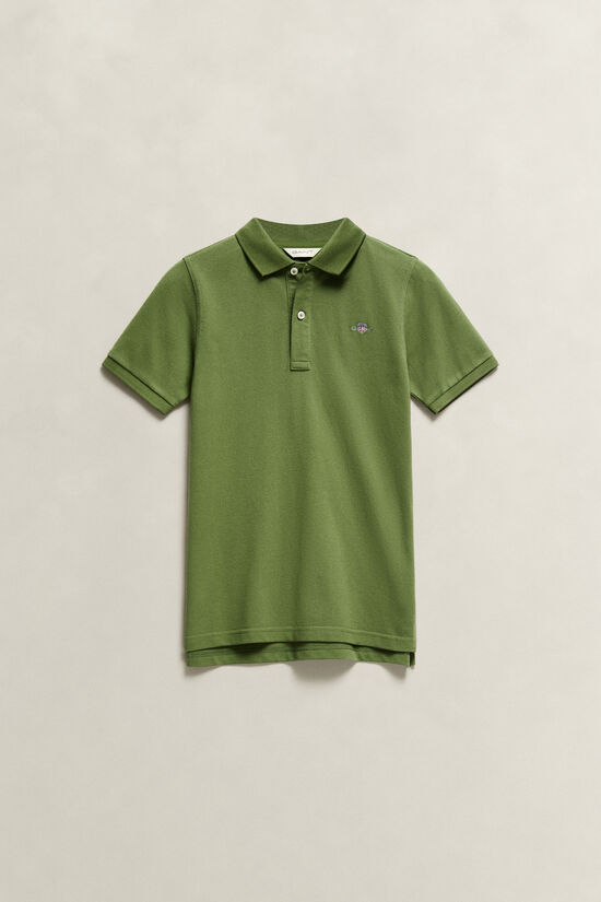 Teens Shield Piqu&eacute; Polo Shirt