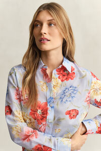 Floral Cotton Silk Shirt